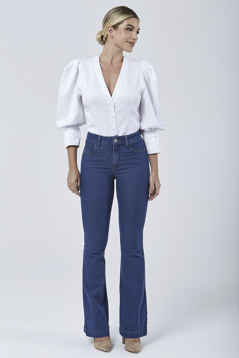 Calça Jeans Flare - Bienna