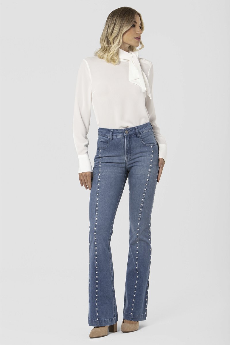 Calça Jeans Microflare - Berlim