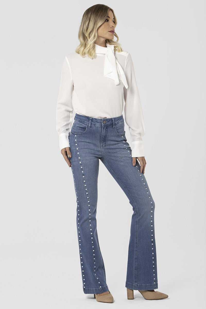 Calça Jeans Microflare - Berlim
