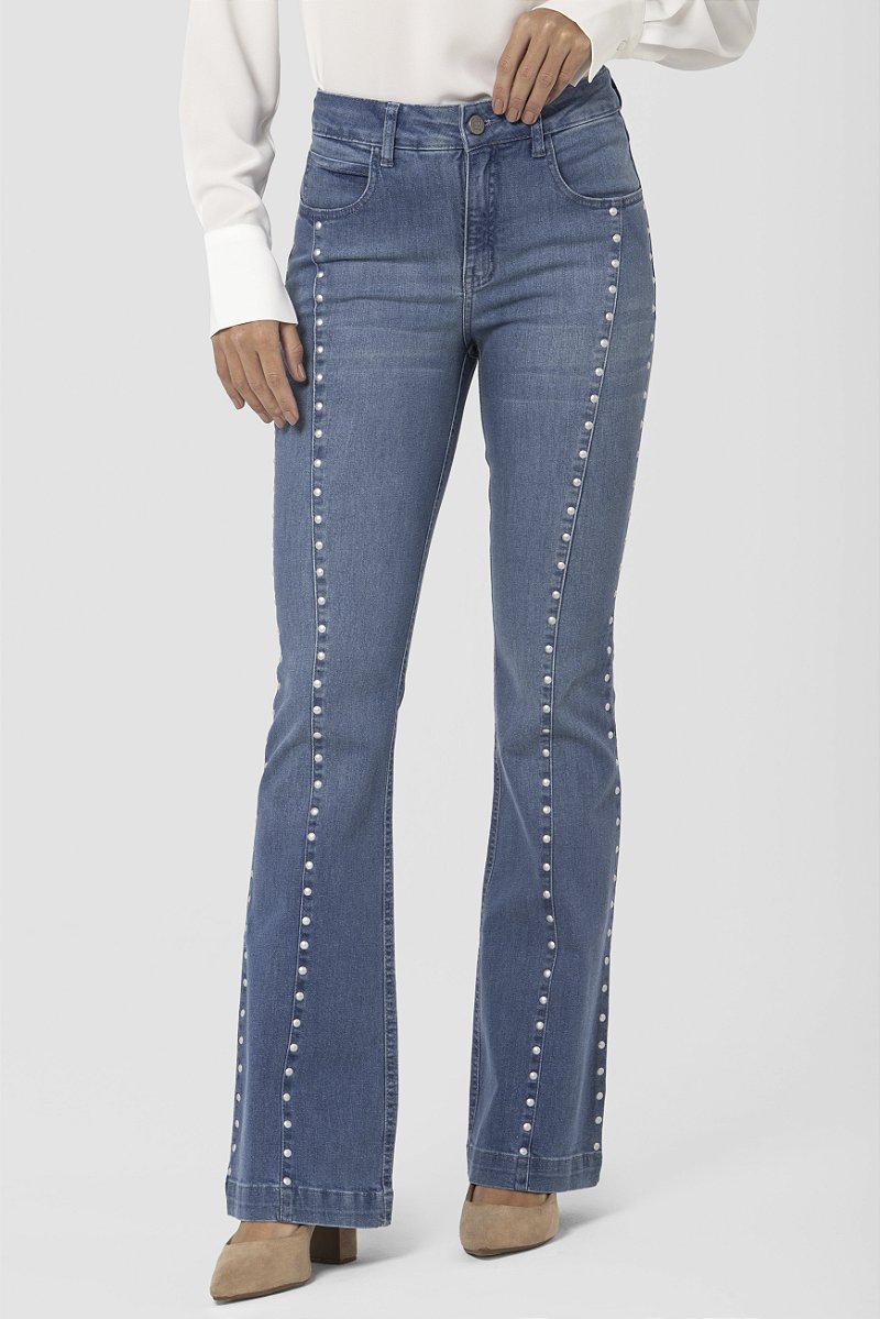 Calça Jeans Microflare - Berlim