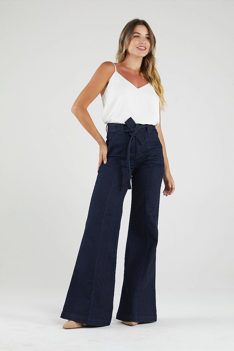 Calça Jeans Pantalona - New York