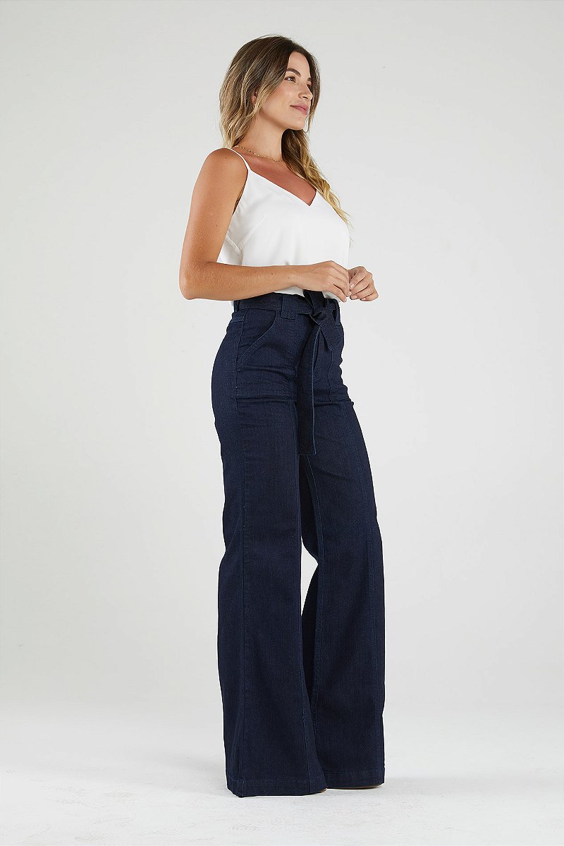 Calça Jeans Pantalona - New York