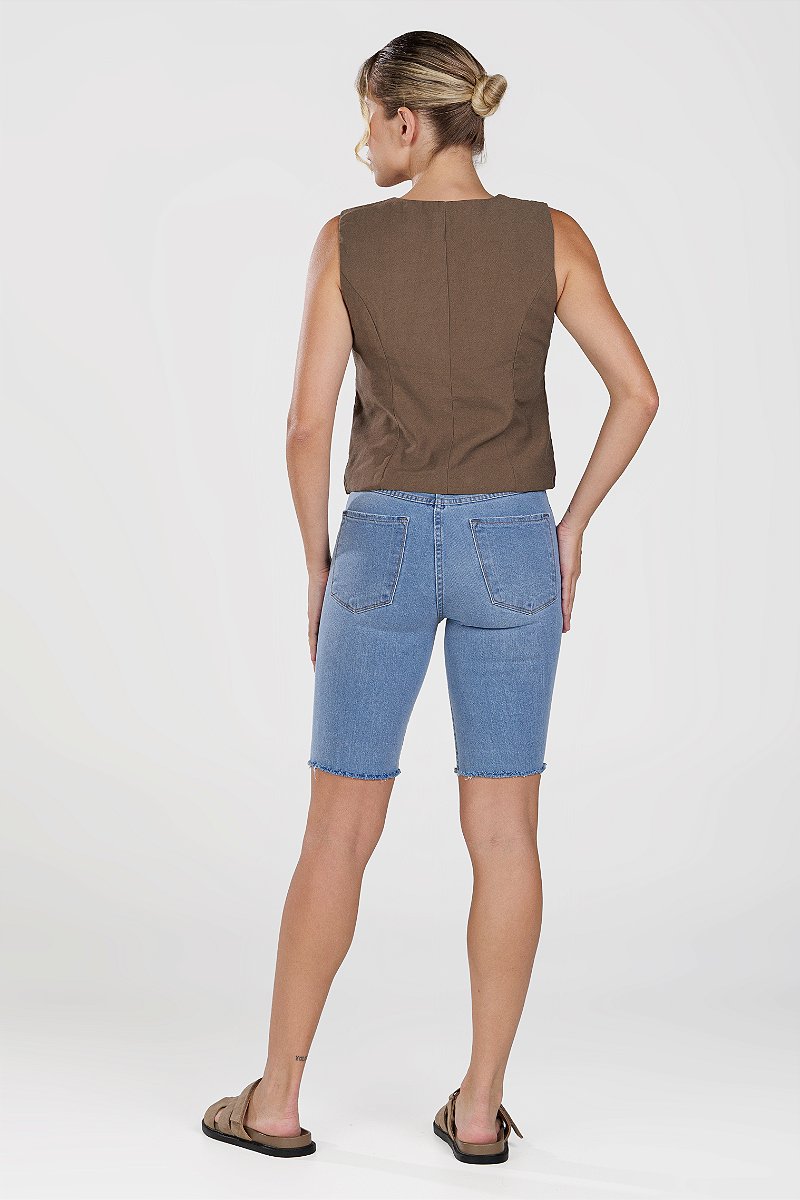 Bermuda Jeans Ciclista - Soledad
