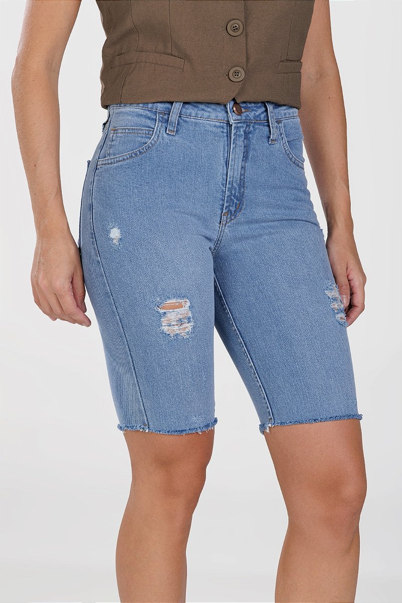 Bermuda Jeans Ciclista - Soledad