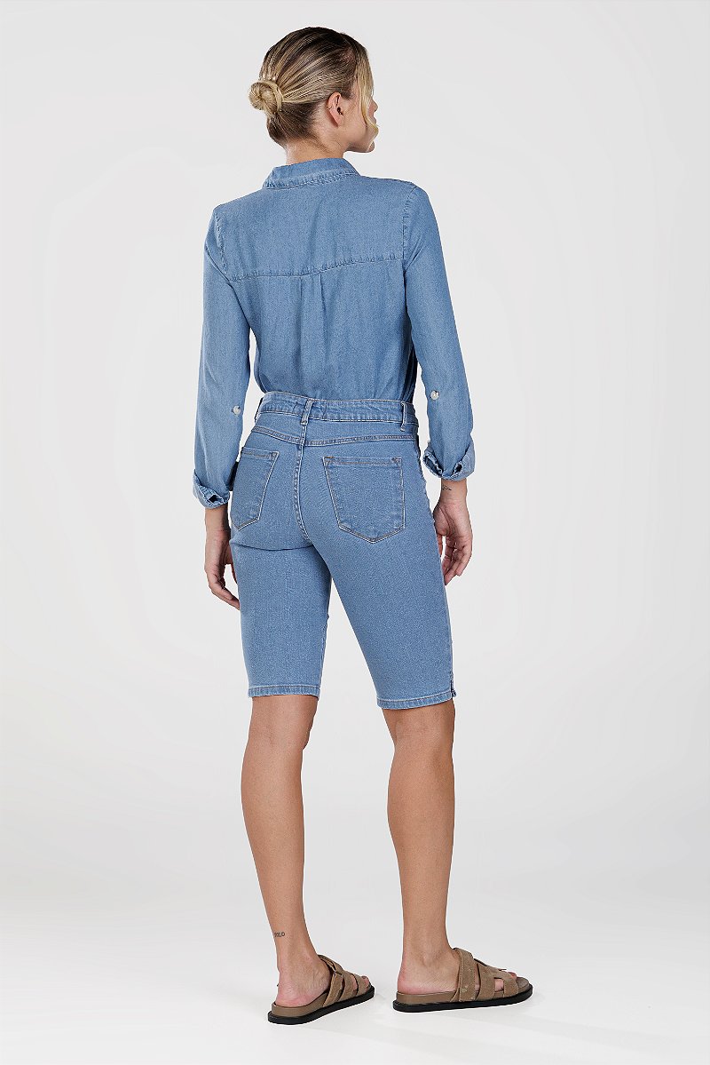 Bermuda Ciclista Jeans - San Pablo