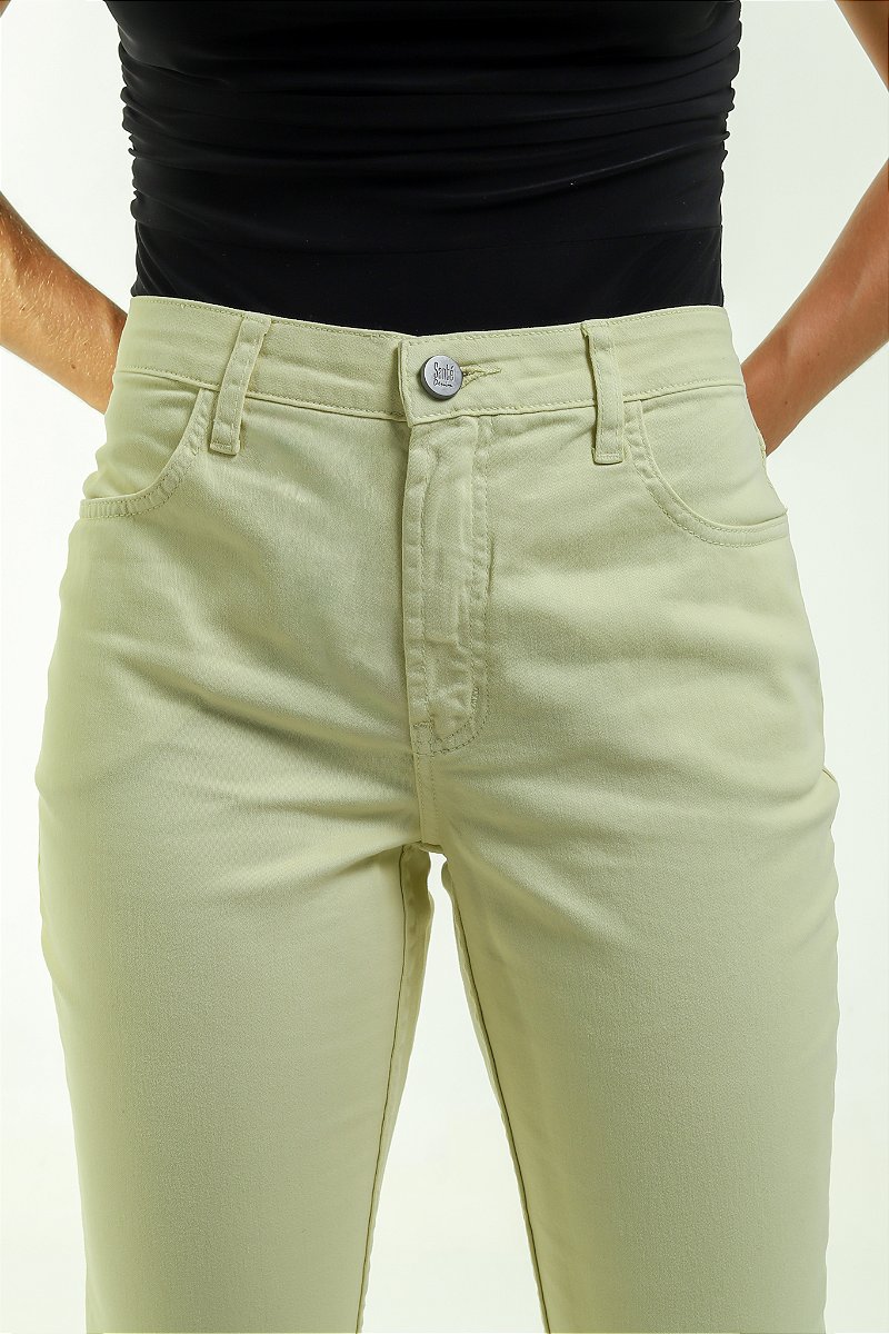 Calça Sarja Skinny Amarela - Assis