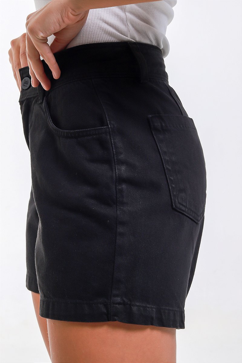 Shorts Sarja Preto - Cirene