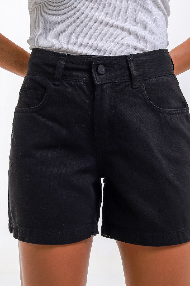 Shorts Sarja Preto - Cirene