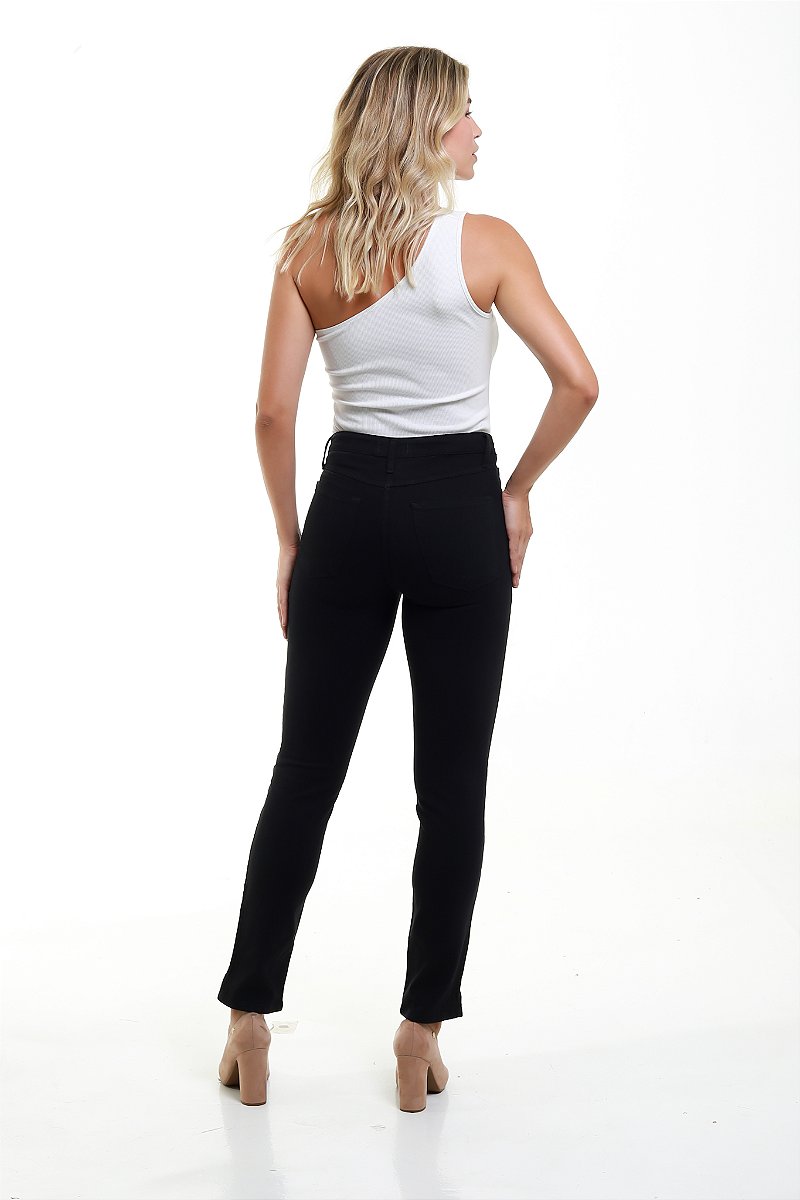 Calça Jeans Preta Skinny - Acathan