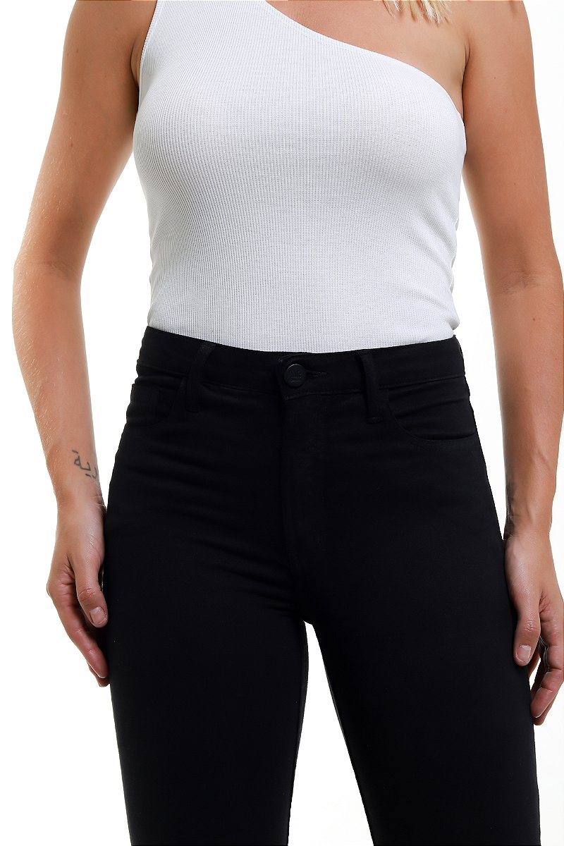 Calça Jeans Preta Skinny - Acathan