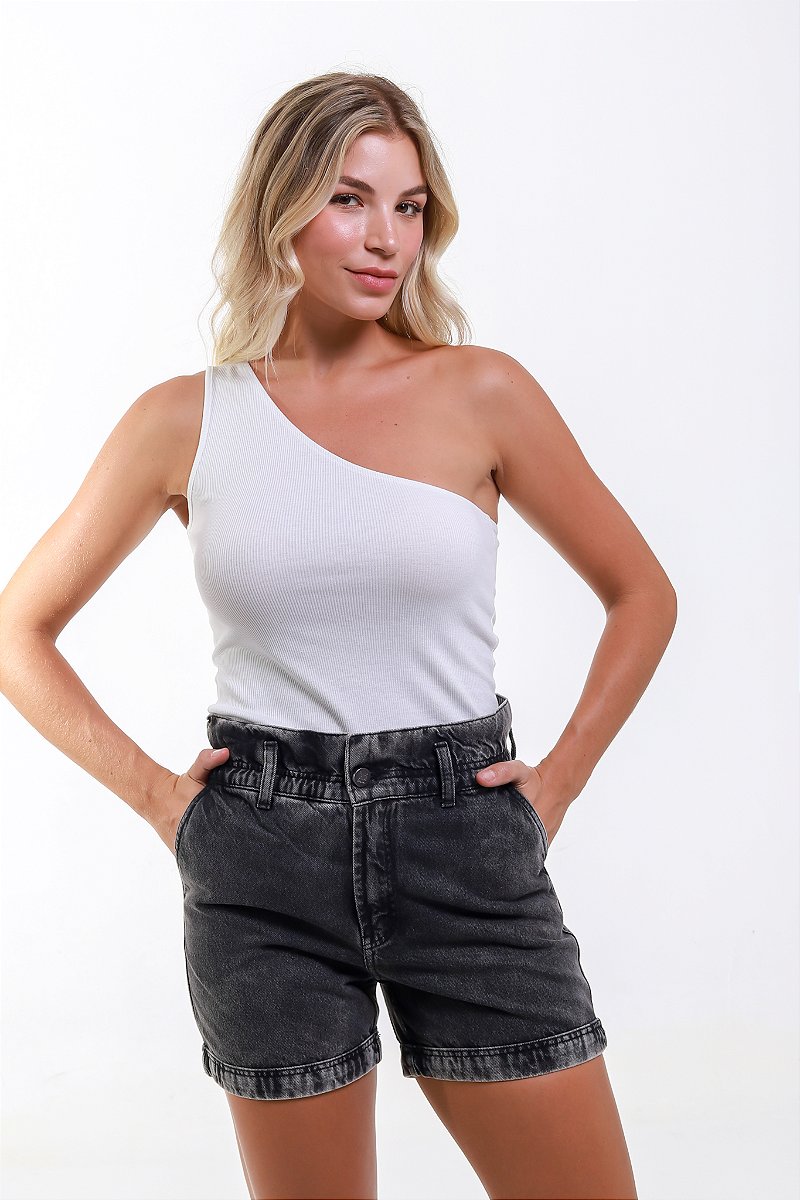 Shorts Sarja Preto Clochard - Jaen