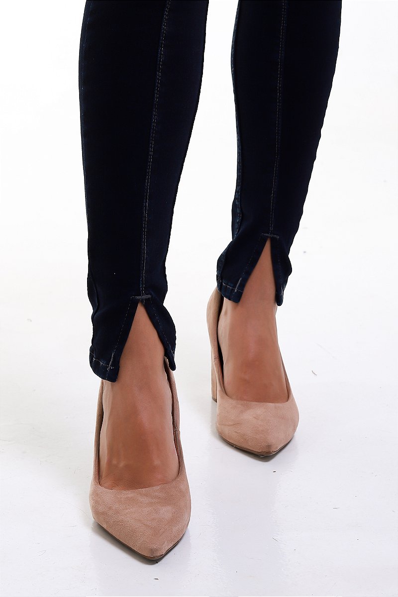 Calça Jeans Skinny Black and Blue - Barcelona