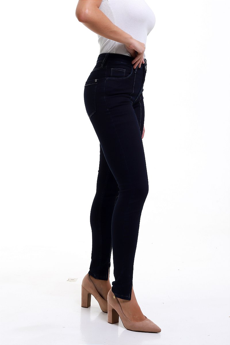 Calça Jeans Skinny Black and Blue - Barcelona