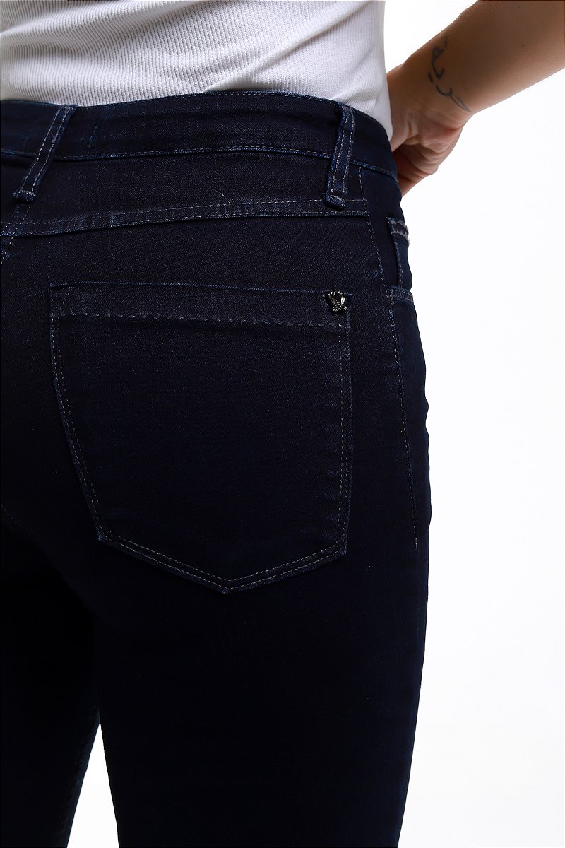 Calça Jeans Skinny Black and Blue - Barcelona