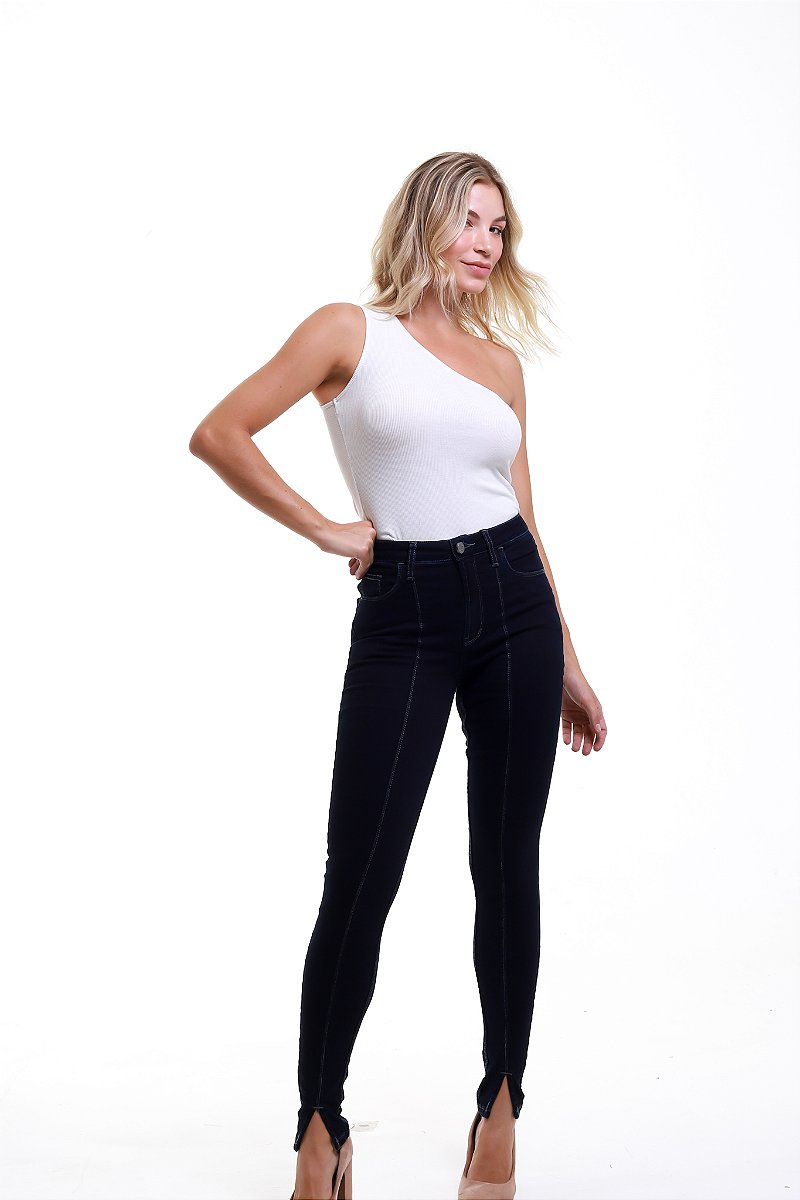 Calça Jeans Skinny Black and Blue - Barcelona