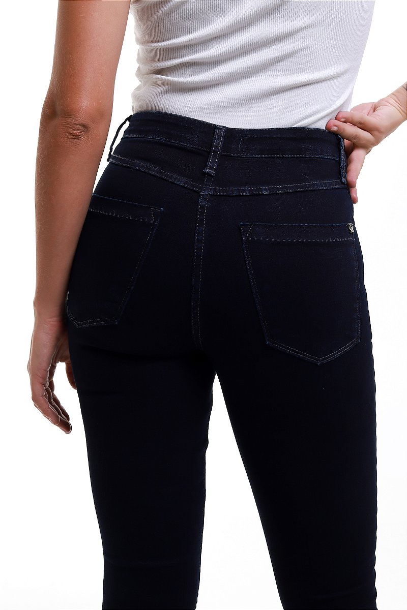 Calça Jeans Skinny Black and Blue - Barcelona