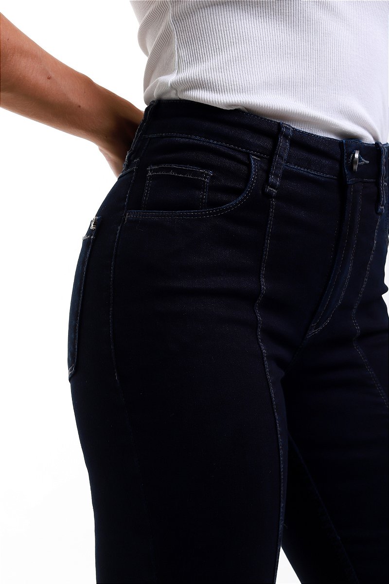 Calça Jeans Skinny Black and Blue - Barcelona