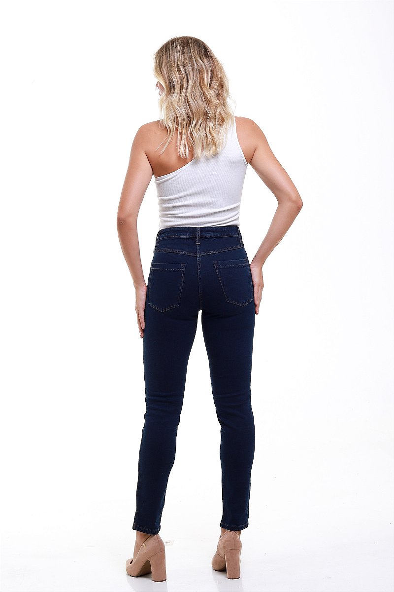 Calça Jeans Skinny Black and Blue - Léon