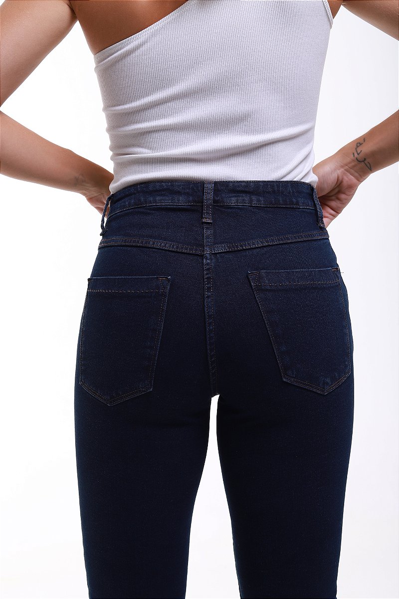 Calça Jeans Skinny Black and Blue - Léon