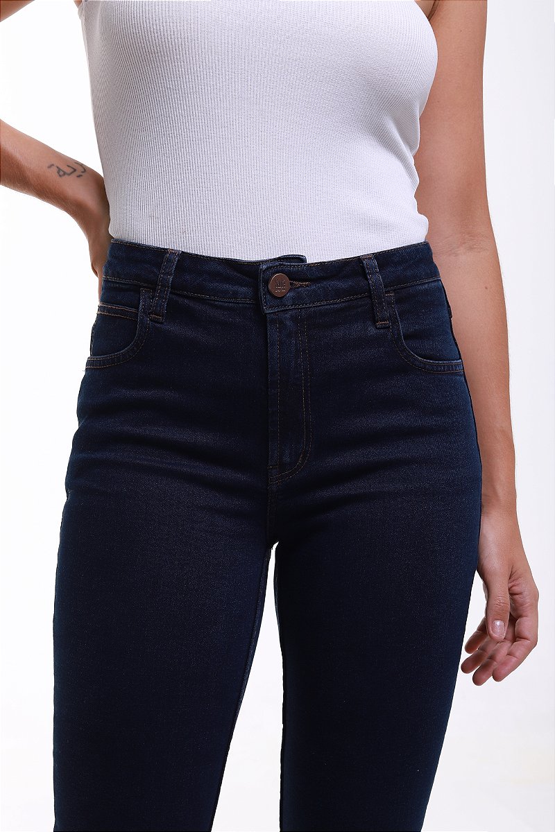 Calça Jeans Skinny Black and Blue - Léon