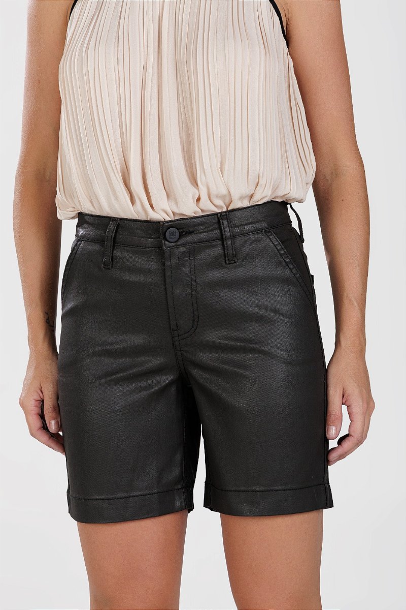 Shorts Resinado Preto - Ibiza