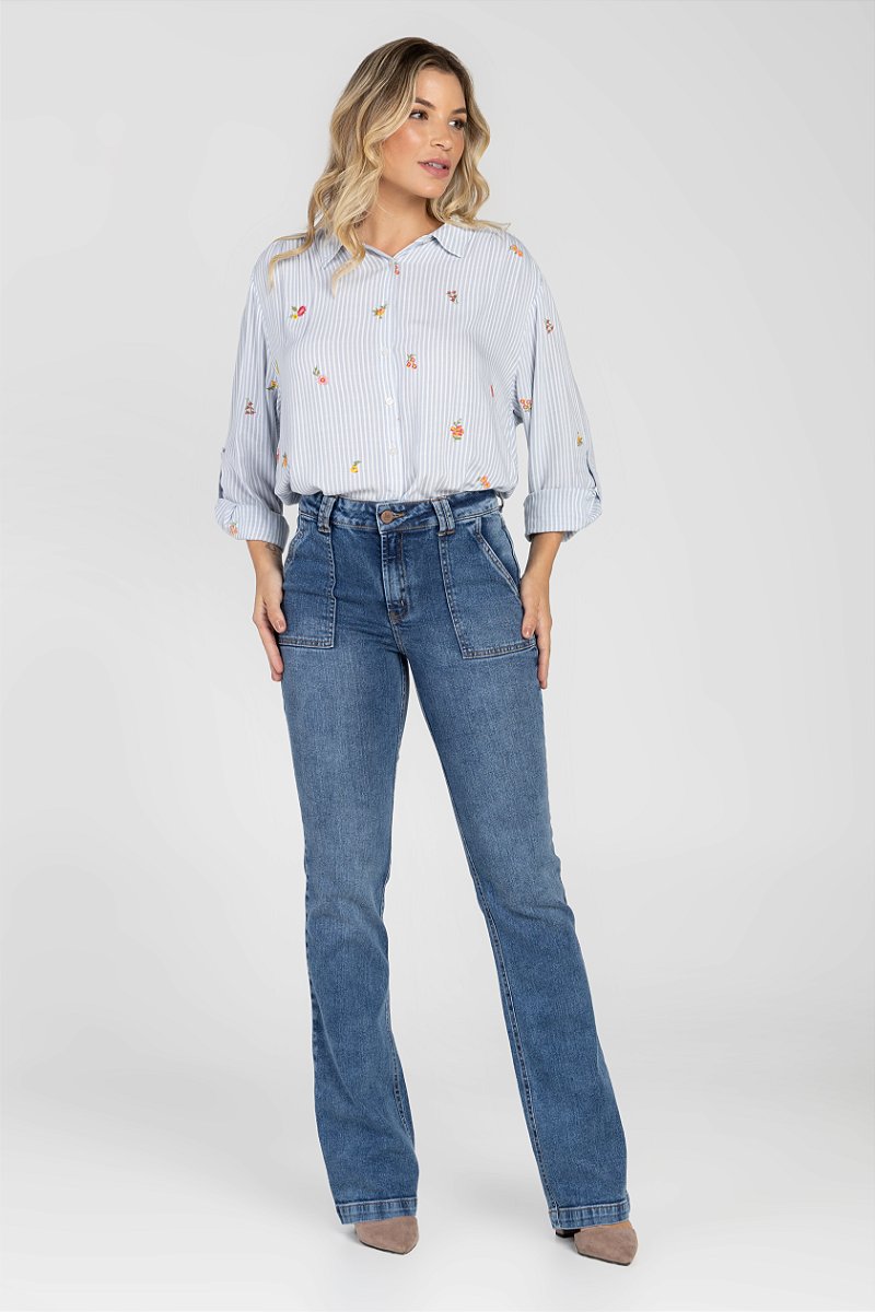 Calça Jeans Boot Cut - Indonésia