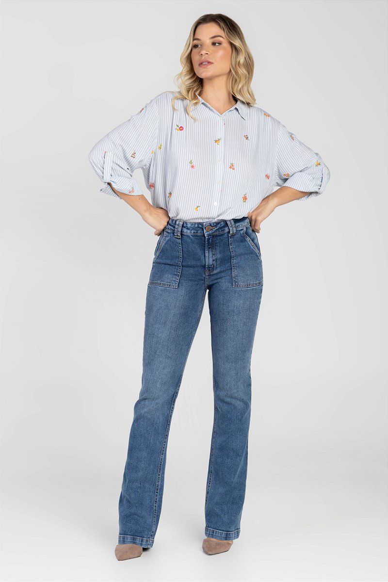 Calça Jeans Boot Cut - Indonésia