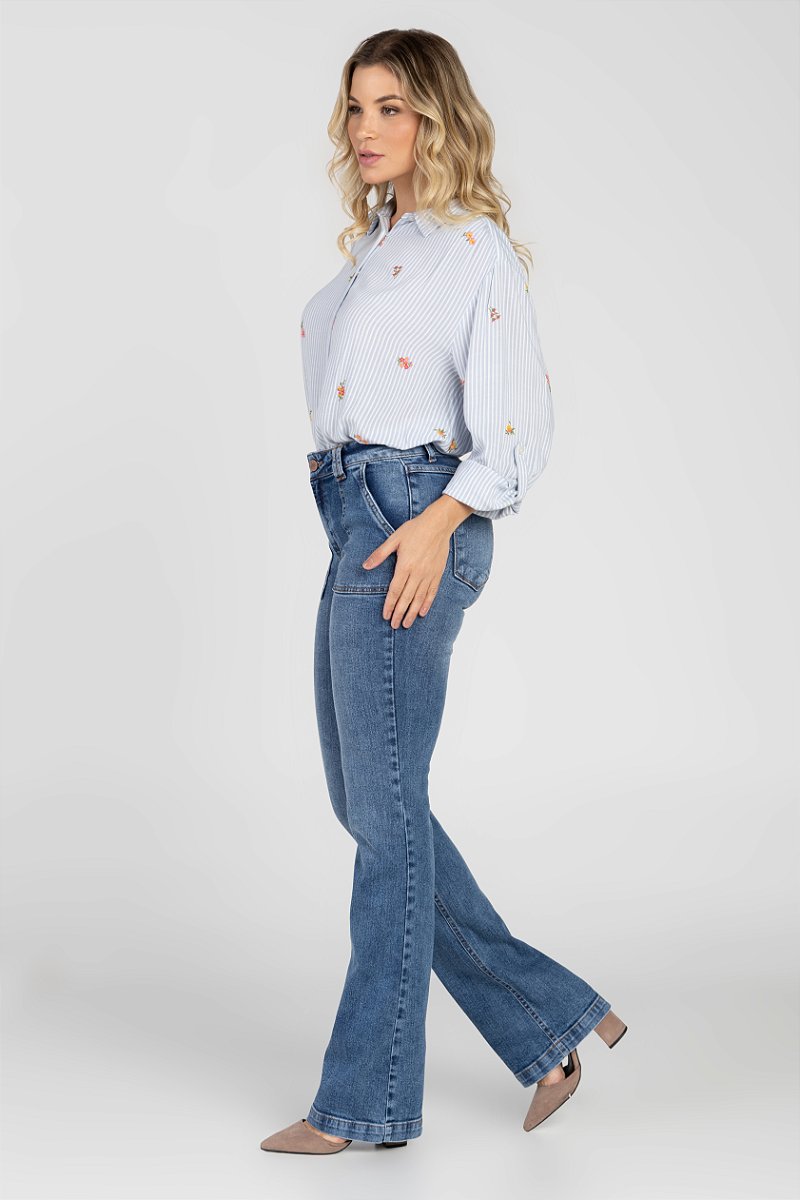 Calça Jeans Boot Cut - Indonésia