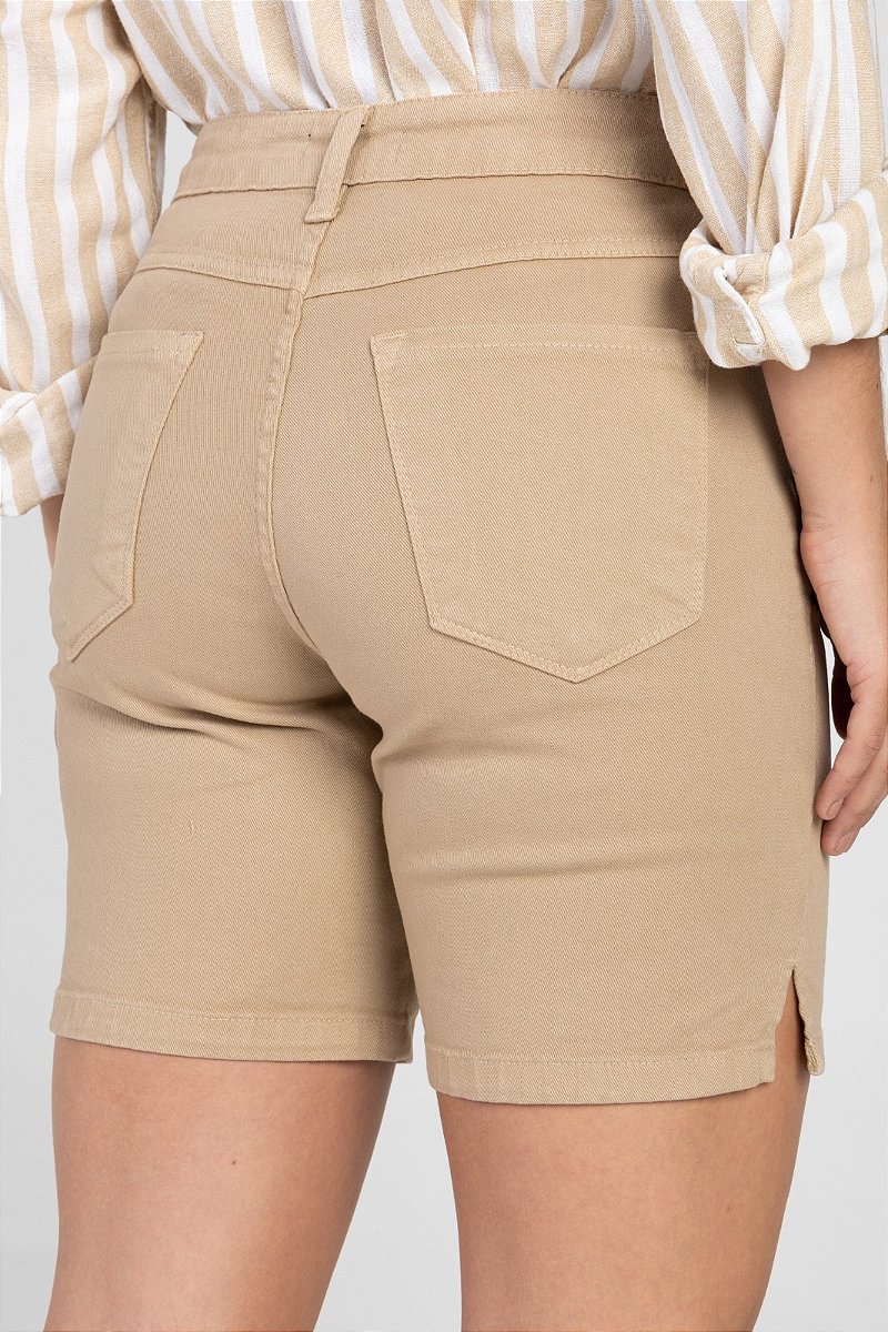 Shorts Sarja Bege - Selangor