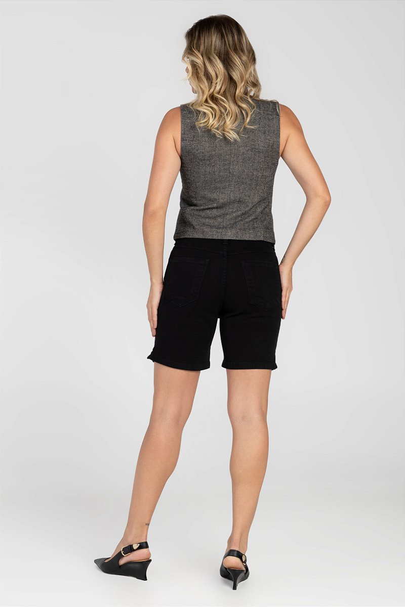 Shorts Sarja Preto - Camboja