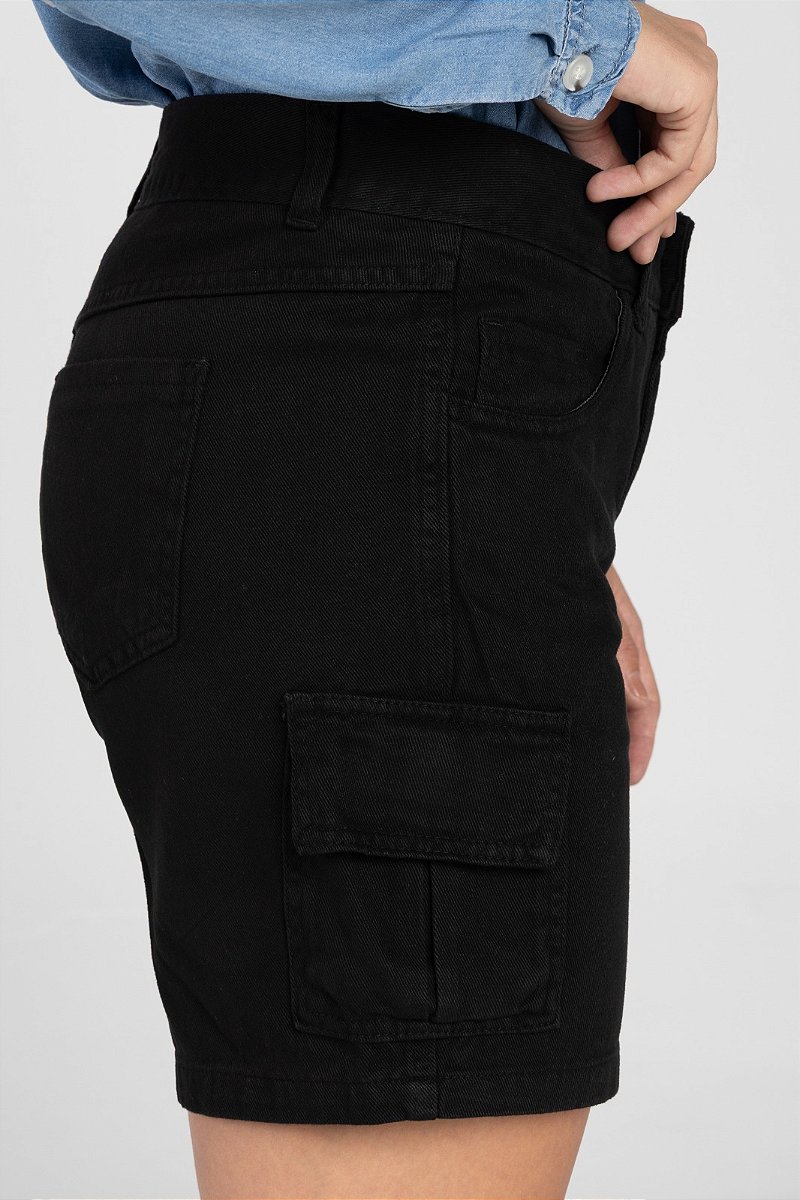 Shorts Cargo Mid Preto - Java