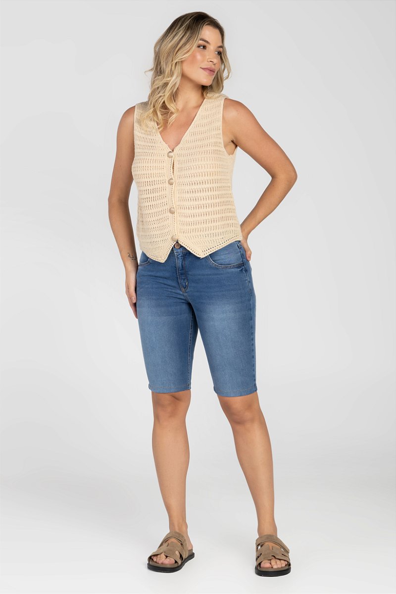 Bermuda Ciclista Jeans - Maringa