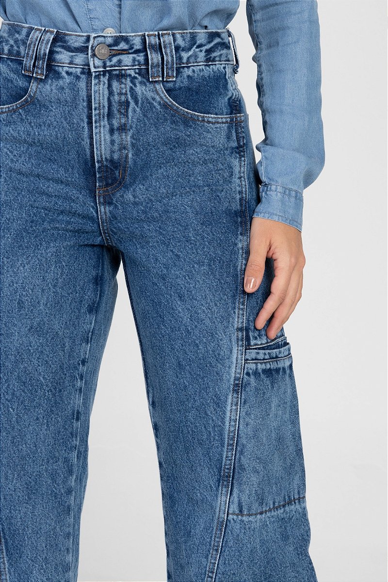 Calça Jeans Pantalona - Bali