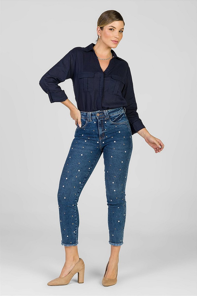 Calça Jeans Cropped - Phoenix
