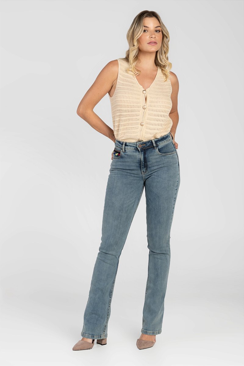 Calça Jeans Boot Cut - Bangkok
