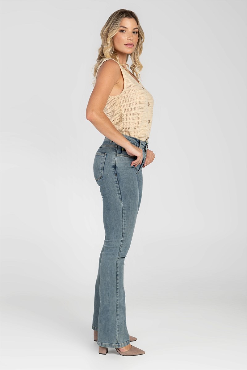 Calça Jeans Boot Cut - Bangkok