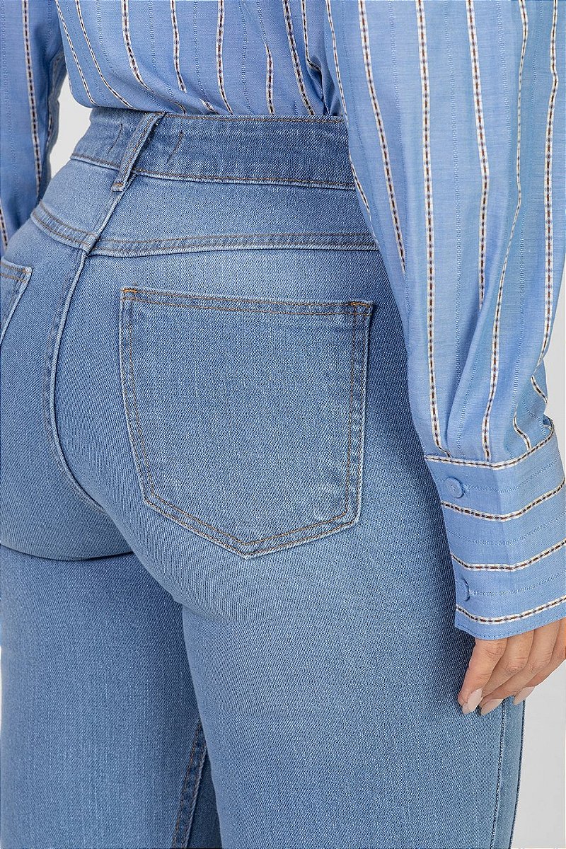 Camisa Listrada Azul - Valentina