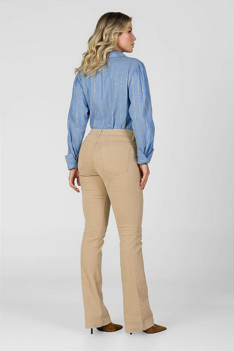 Camisa Listrada Azul - Valentina