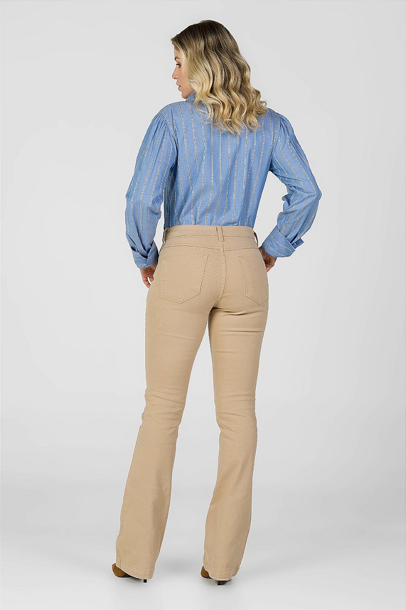 Camisa Listrada Azul - Valentina