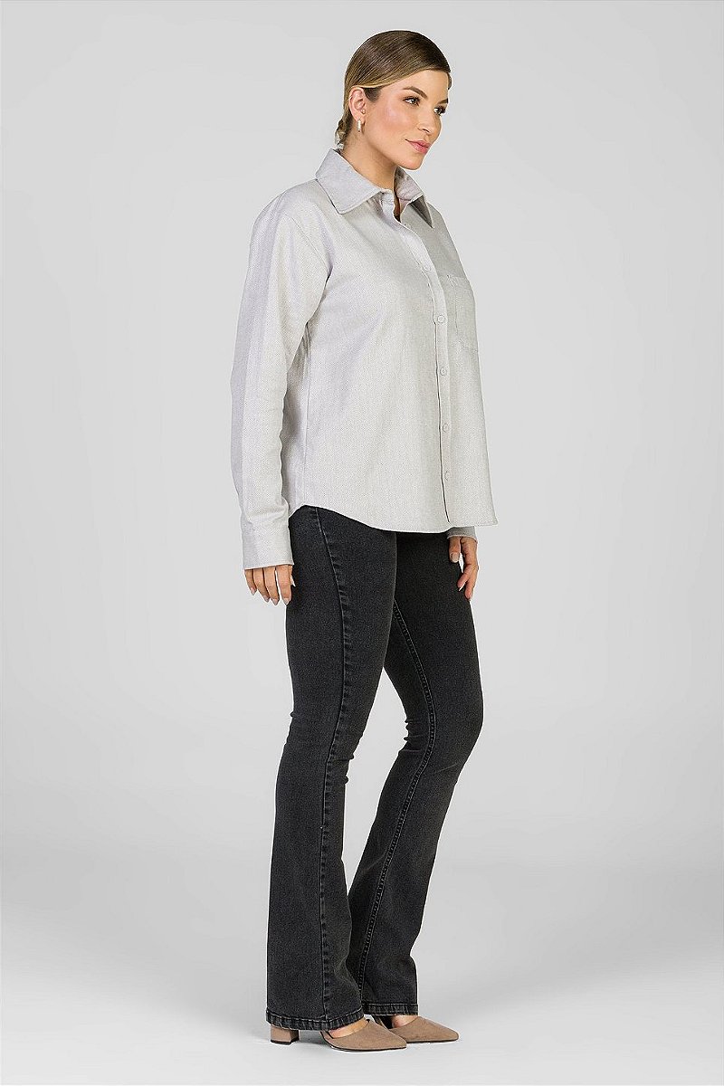 Camisa Cinza - Heloísa
