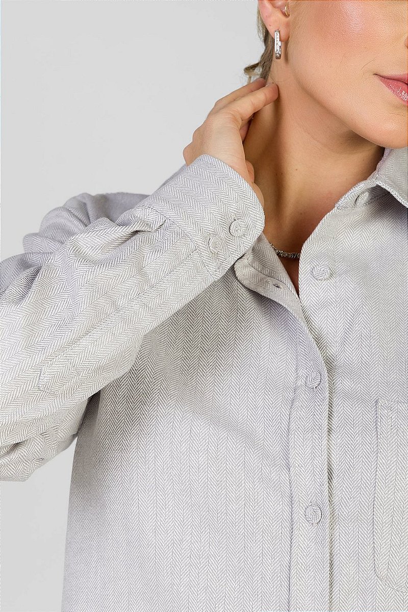 Camisa Cinza - Heloísa