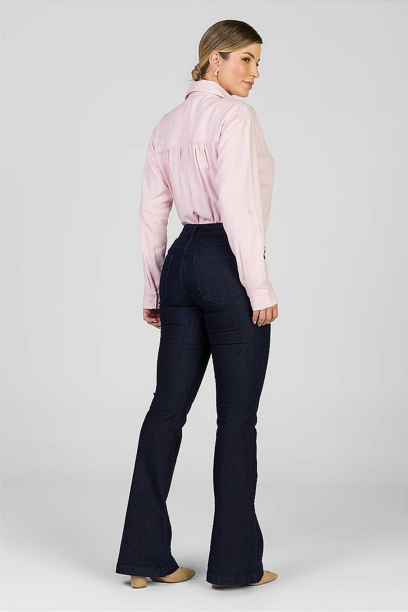 Camisa Escama de Peixe Rosa - Manuela