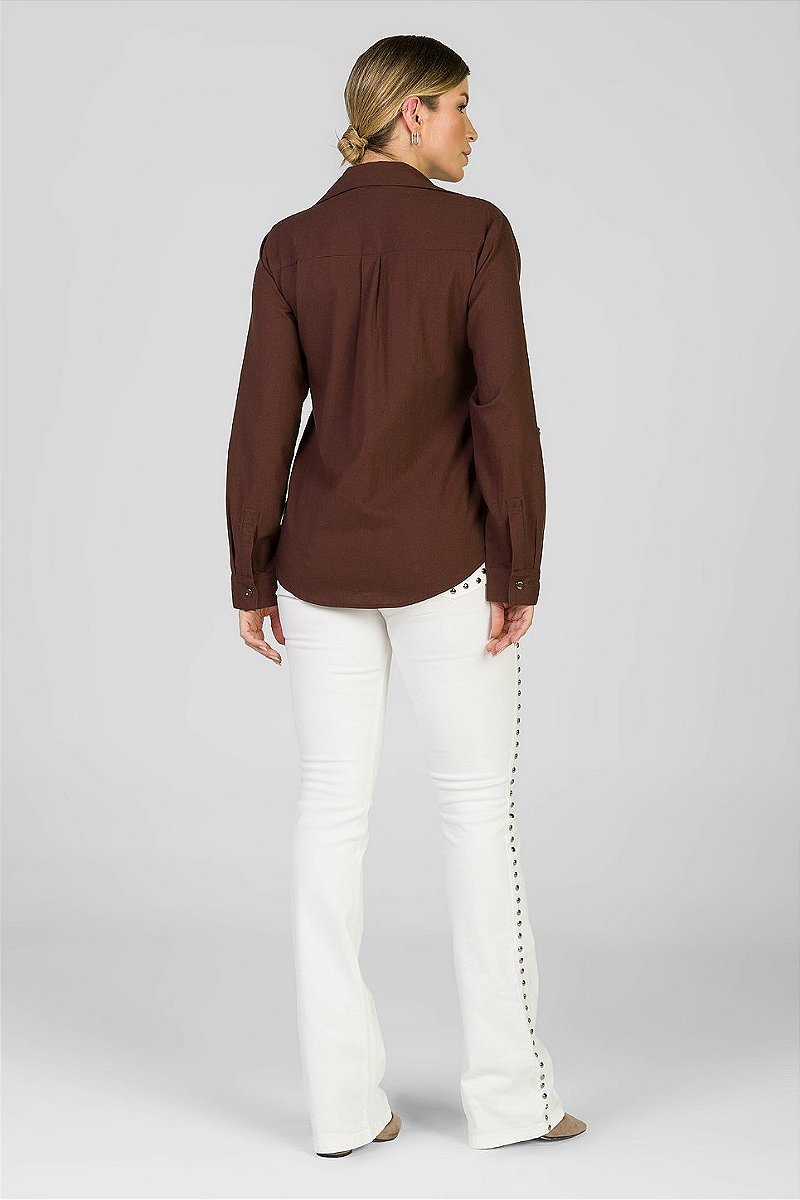 Camisa Marrom - Antonella