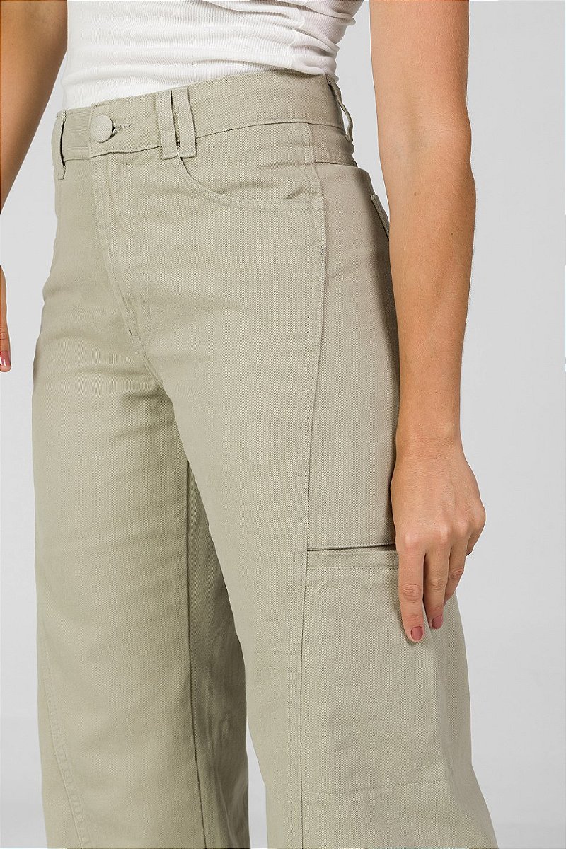 Calça Pantalona Sarja Cinza - Arkansas