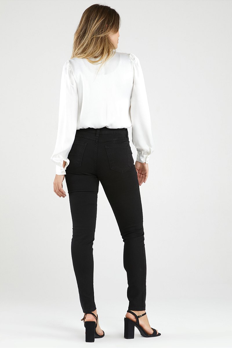 Calça Jeans Preta Skinny - Oss