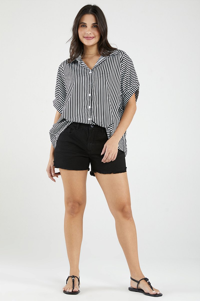 Shorts Sarja Preto - Utrecht