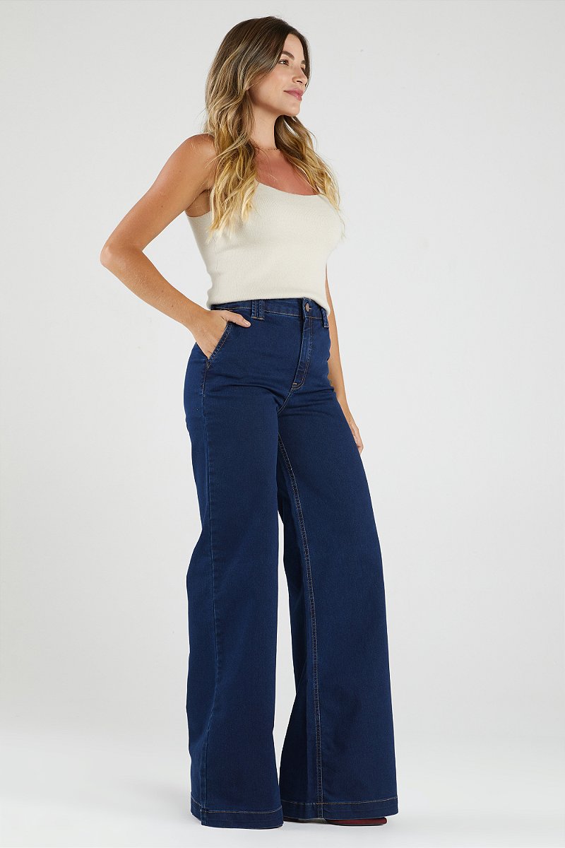 Calça Jeans Pantalona - Toronto