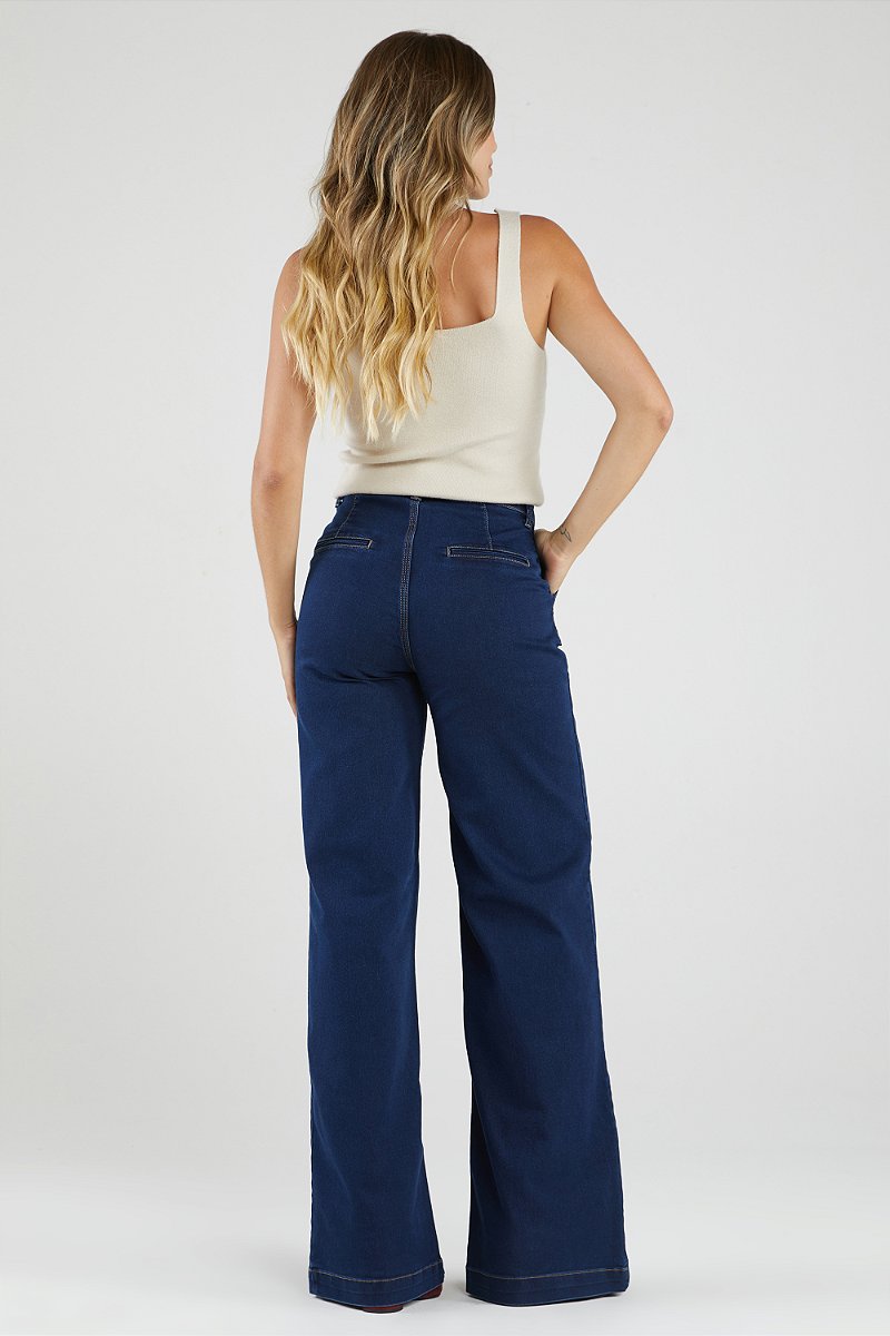 Calça Jeans Pantalona - Toronto