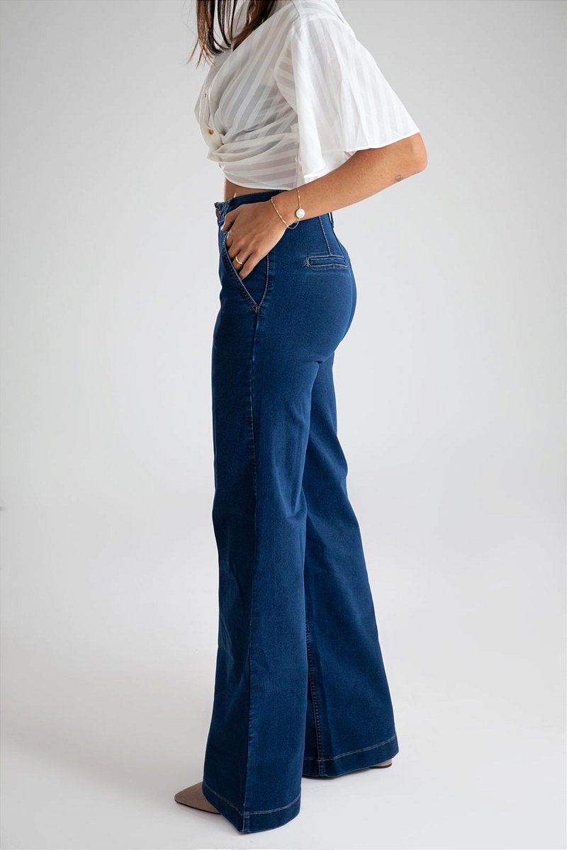 Calça Jeans Pantalona - Toronto
