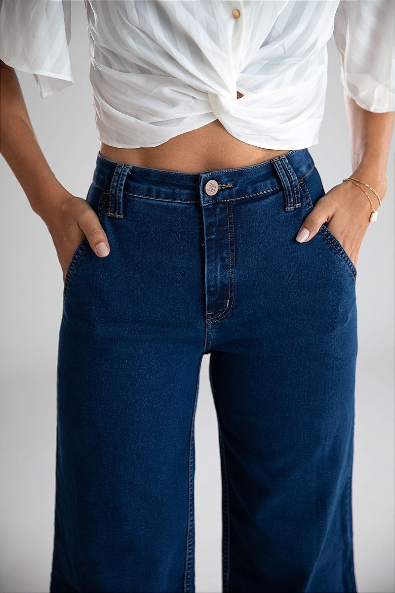 Calça Jeans Pantalona - Toronto